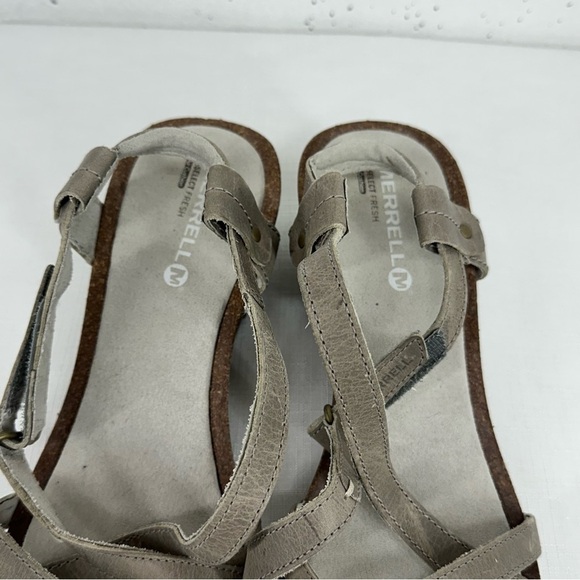 Merrell Women’s size 11 Revalli Aura Gray Wedge Sandals - Picture 4 of 15